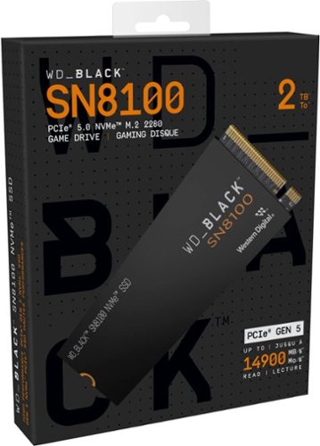 WD BLACK SN8100 2TB Non Heatsink Internal SSD Gen 5x4 NVMe