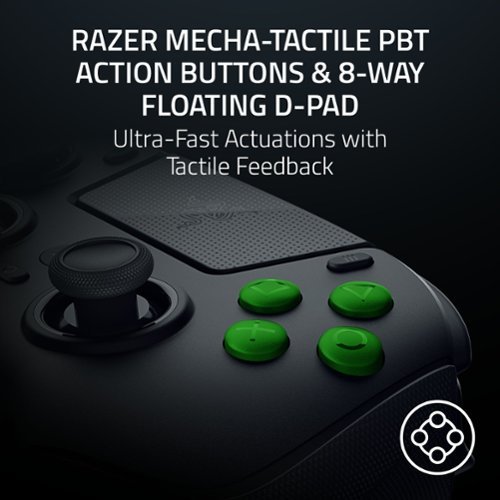 Razer Raiju V3 Pro Wireless Gaming Controller with TMR Thumbsticks and Remappable Buttons for PS5 and PC - Black WORLDWIDE DELIVERY
