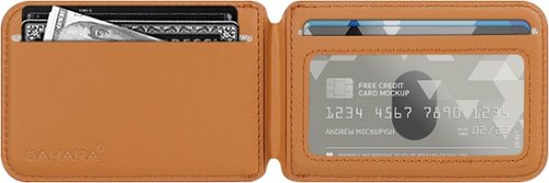 SaharaCase Venture Series Wallet Case for Samsung Galaxy S25 Ultra - Crystal Clear/Brown BUY ONLINE