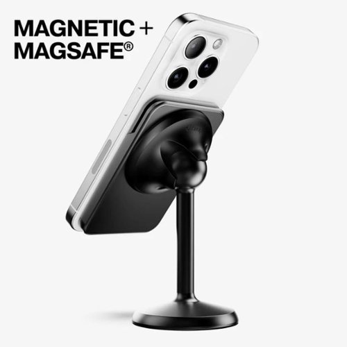 OhSnap Snap Grip MagSafe Wallet - Black GLOBAL SHIPPING