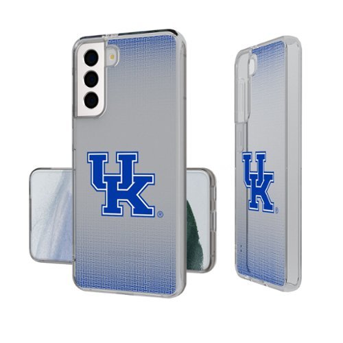 Keyscaper - NCAA - Kentucky Wildcats Linen Logo Galaxy Clear Case - S24 - Multicolor-Front_Standard 