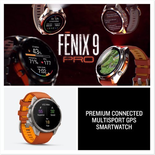 Garmin fēnix 9 Pro - inReach AMOLED GPS Smartwatch 47 mm Titanium - Autumn Orange/Spark Orange Silicone Band - (2026) HOW TO BUY