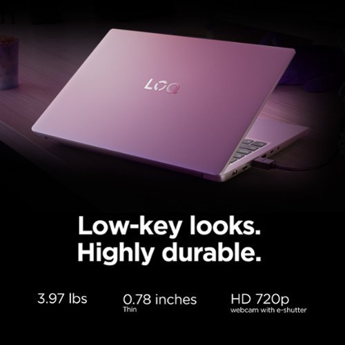 Lenovo LOQ 15.6 2K Gaming Laptop - AMD Ryzen 7 170 2025 - 16GB Memory - NVIDIA GeForce RTX 4050 - 512 SSD - Luna Grey GLOBAL SHIPPING
