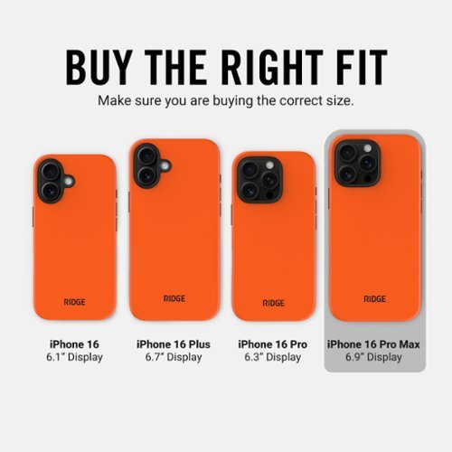 The Ridge Wallet Everyday Phone Case - IPhone 16 Pro Max - Basecamp Orange HOW TO BUY