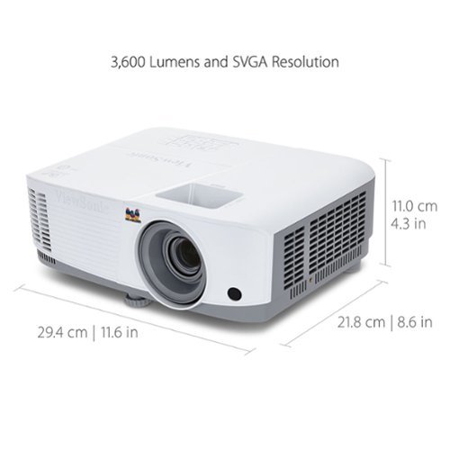 ViewSonic PA503S SVGA DLP Projector - White GLOBAL SHIPPING