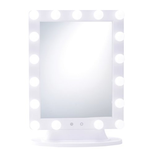 Glo-Tech - Large Hollywood LED Vanity Mirror - White-Angle_Standard 