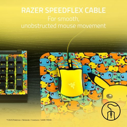 Razer Cobra Lightweight Optical Gaming Mouse with Chroma RGB Lighting - Wired - Pokémon Edition GLOBAL SHIPPING