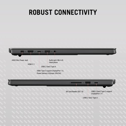 ASUS ROG Zephyrus G16 16 OLED 240Hz Gaming Laptop - Copilot+ PC - AMD Ryzen AI 9 HX 370 - 32GB Memory - RTX 4070 - 1TB SSD - Eclipse Gray BUY IN SAUDI ARABIA