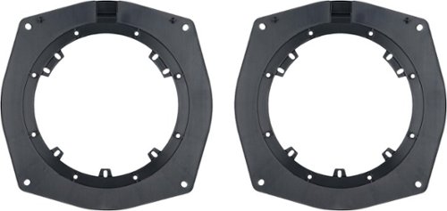 Metra - Speaker Adapter Plate for Land Rover 2015-2024 Vehicles (2-Pack) - Black