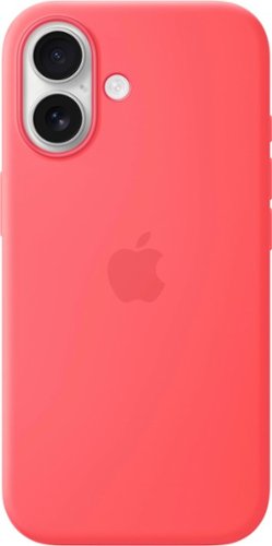 APPLE - IPHONE 17 SILICONE CASE WITH MAGSAFE - BRIGHT GUAVA