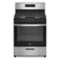 Whirlpool - 5.1 Cu. Ft. Freestanding Gas Range with Broiler Drawer - Stainless Steel-Front_Standard 