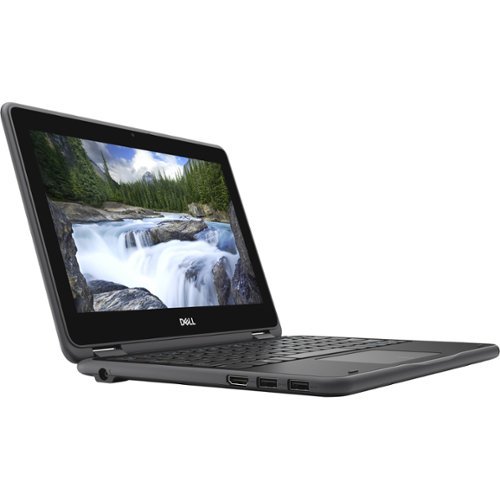 Dell - Latitude 3000 11.6" Laptop - Intel Pentium - 4 GB Memory - 128 GB SSD - Black-Front_Standard 