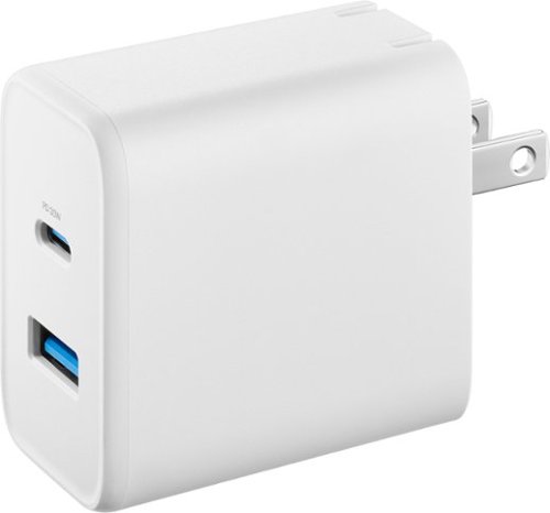 Insignia™ 32W 2-Port Wall Charger with 1 USB-C & 1 USB Port for Smartphones, Tablets and More - White BUY ONLINE