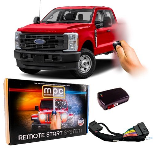 MPC - Remote Start Kit For 2023-2024 Ford F-250/350/450/550 | Plug and Play | Lock-Unlock-Lock - Black-Front_Standard 