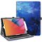 Kitcheniva - Protective Stand Case For iPad 9th 8th 7th Generation 10.2 Inch With Pocket Holder - Starry Sky-Front_Standard