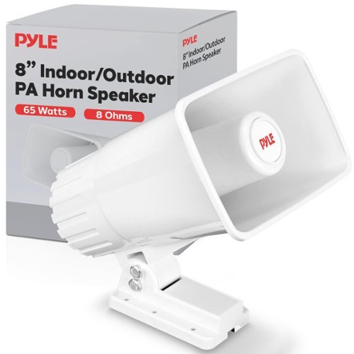 Pyle - Indoor/Outdoor PA Horn Speaker - 8” Portable-Front_Standard 