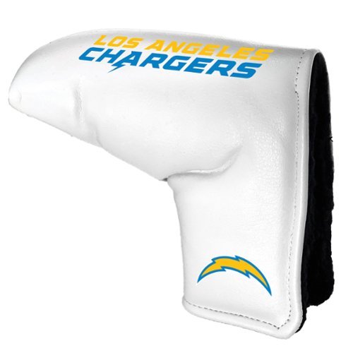 Team Golf - Los Angeles Chargers Tour Blade Putter Cover - White-Front_Standard 