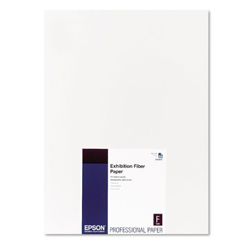 Refurbished Excellent - REMOVE - Epson Exhibition Fiber Paper 13 x 19 inches White - Pack of 25-Front_Standard 