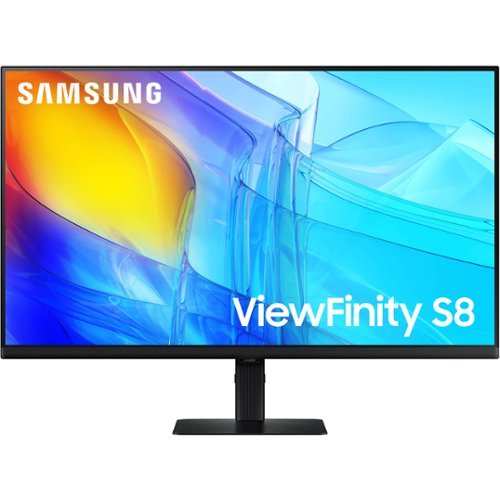 Samsung - 27" ViewFinity S8 (S80D) 4K UHD HDR10 High Resolution Monitor with Ergonomic Stand (DisplayPort, HDMI, USB) - Black