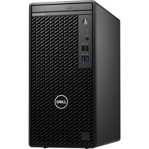 Dell - OptiPlex 3000 Desktop - Intel i5-12500 - 16 GB Memory - 512 GB SSD - Black-Front_Standard 