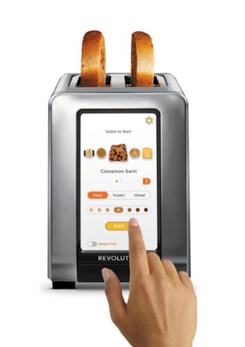 Revolution Cooking - Revolution InstaGLO 2-Slice Toaster R270P - Platinum-Front_Standard 