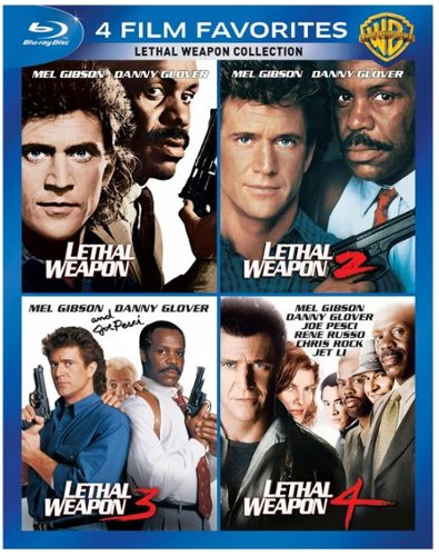  Lethal Weapon Collection: 4 Film Favorites [4 Discs] [Blu-ray]
