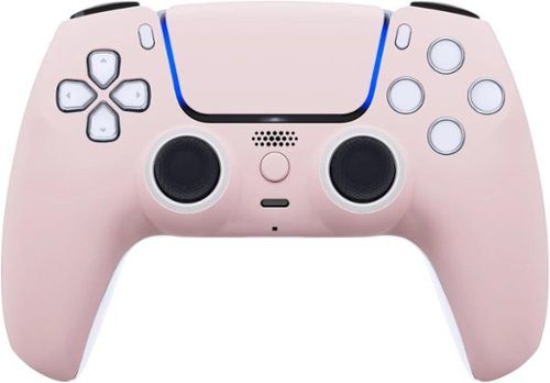 Custom Controllerzz - Custom Wireless Controller for PS5 - Baby Pink-Front_Standard 