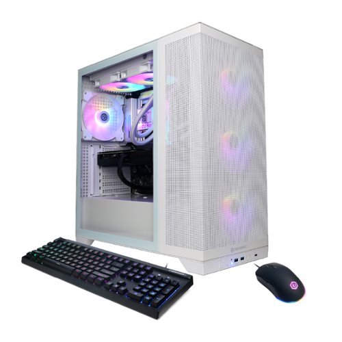 CyberPowerPC - Gamer Supreme Gaming Desktop - Intel Core Ultra 9 285 - 32GB Memory - NVIDIA GeForce RTX 5070 12GB - 2TB PCIe 4.0 SSD - White