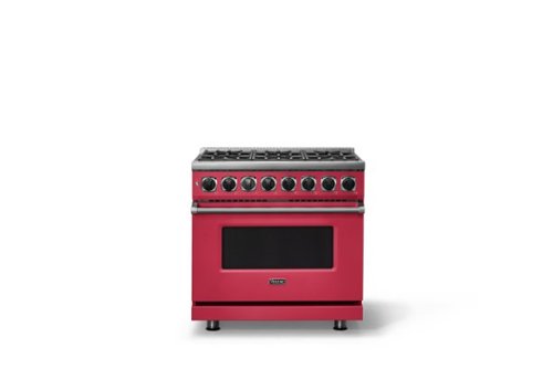 Viking - 36 in. Wide 6 Burner Dual Fuel Sealed Burner Range - Valentine-Front_Standard 