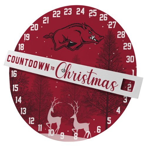Pegasus - Arkansas Razorbacks Countdown to Christmas Wall Sign - Multicolor-Front_Standard 