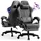 GTPlayer - PC Gaming Chair with Speakers Video Computer Chair - Gray-Front_Standard