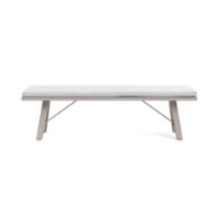 Yardbird - Eden Dining Bench - Silver