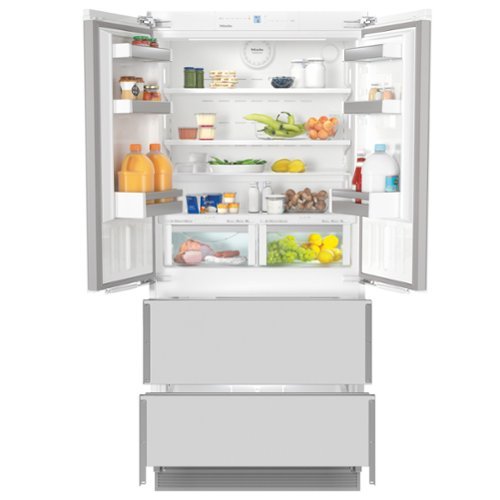 Miele - KFNF 9959 iDE 36" PerfectCool Bottom Mount French Door Refrigerator (Panel Ready) - Custom Panel Ready-Front_Standard 