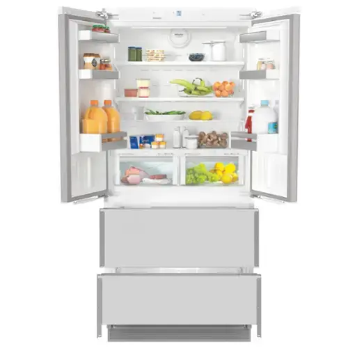 Front. Miele - Miele KFNF 9959 iDE 36" PerfectCool Bottom Mount French Door Refrigerator (Panel Ready) - Panel Ready.