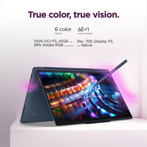 Lenovo Yoga 9i 2-in-1 Aura Edition 14 3K OLED Touchscreen Laptop - Core Ultra 7 Processor 355 2026- 32GB Memory- 1TB Storage - Cosmic Blue GLOBAL SHIPPING