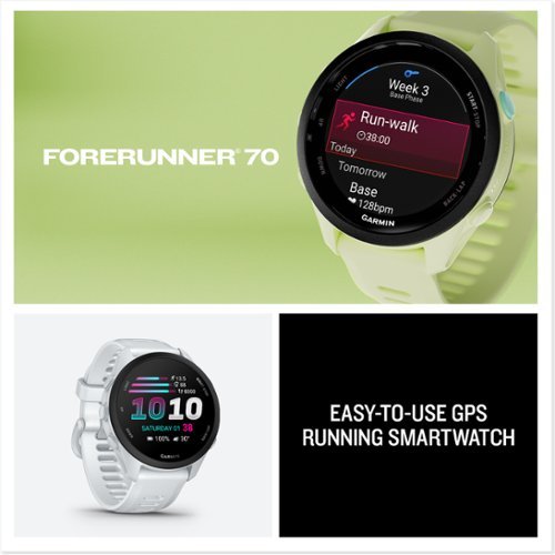 Garmin Forerunner 70 GPS Smartwatch 43 mm Fiber-Reinforced polymer - Black - (2026) HOW TO BUY