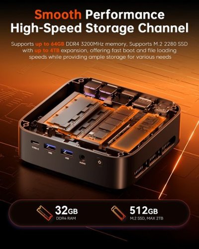 ACEMAGIC K1 Mini PC Gaming AMD Ryzen 5 7430U (6C/12T, Up to 4.3Ghz