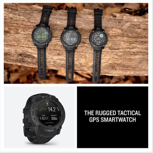 Garmin Instinct 3 AMOLED GPS Smartwatch 50 mm Fiber-reinforced Polymer Tactical Edition - Black - (2025) GLOBAL SHIPPING