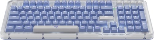 Logitech - Alto Keys K98M Full-size Wireless Mechanical keyboard with Backlit keys for PC, Mac, Laptops - Lilac-Front_Standard 