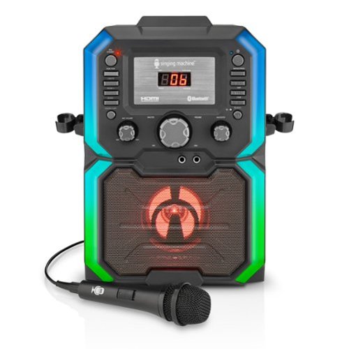 Singing Machine - SingCast K-Box Karaoke Machine Karaoke System - Black