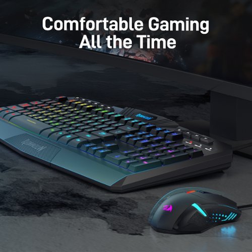 REDRAGON S101-4 Programmable Gaming Keyboard and Mouse Combo Set, RGB Backlit, 5 Macro Record Keys, US Layout and 7200DPI Mouse - Black WHERE TO BUY