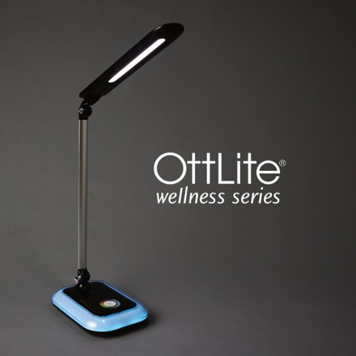 OttLite Glow LED Desk Lamp with USB Port - Black BUY ONLINE
