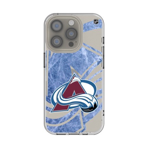 Keyscaper - NHL - Colorado Avalanche iPhone Clear Ice Case - 13 mini - Multicolor-Front_Standard 