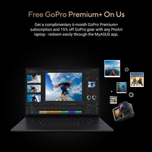 ASUS ProArt P16 16 4K Touch Screen Laptop - Copilot+ PC - AMD Ryzen AI 9 HX 370 - 64GB Memory - RTX 5070 - 2TB SSD - Nano Black BUY IN EUROPE