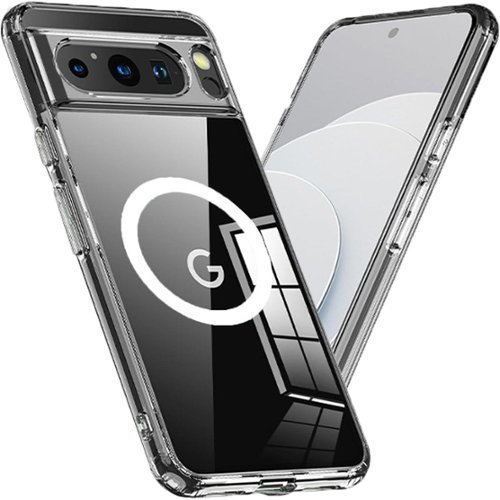 Entronix - Magnetic Hard Back Case for Google Pixel 10 Pro XL - Slim Design - Clear-Front_Standard 