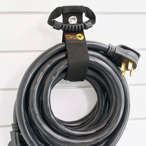 Wrap-It Storage Easy-Carry Strap - 22-inch - Hook and Loop Carrying Strap with Handle and Grommet - Black HOW TO BUY