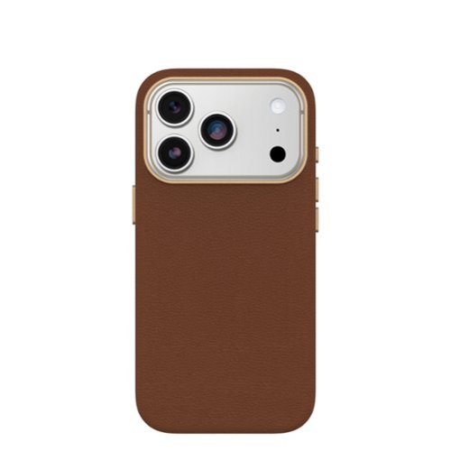 OtterBox - Symmetry Series Cactus Leather Hard Shell for Apple iPhone 18 Pro and Apple iPhone 17 Pro - Desert Saddle