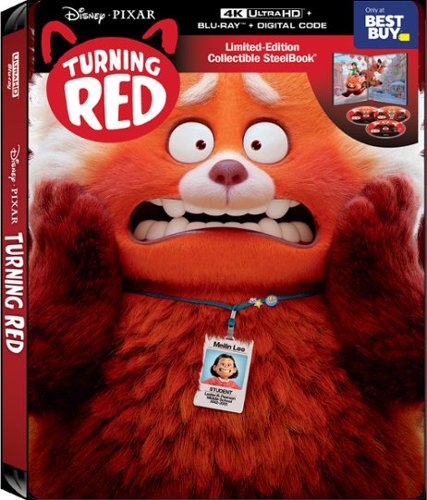 

Turning Red [SteelBook] [Includes Digital Copy] [4K Ultra HD Blu-ray/Blu-ray] [Only @ Best Buy] [2022]