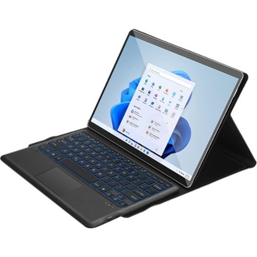 SaharaCase - Keyboard Case for Microsoft Surface Pro 8 - Black-Left_Standard