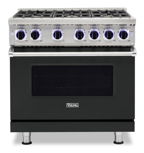 Viking - VGR Freestanding 7 Series Gas 36" Range - Antique Bronze